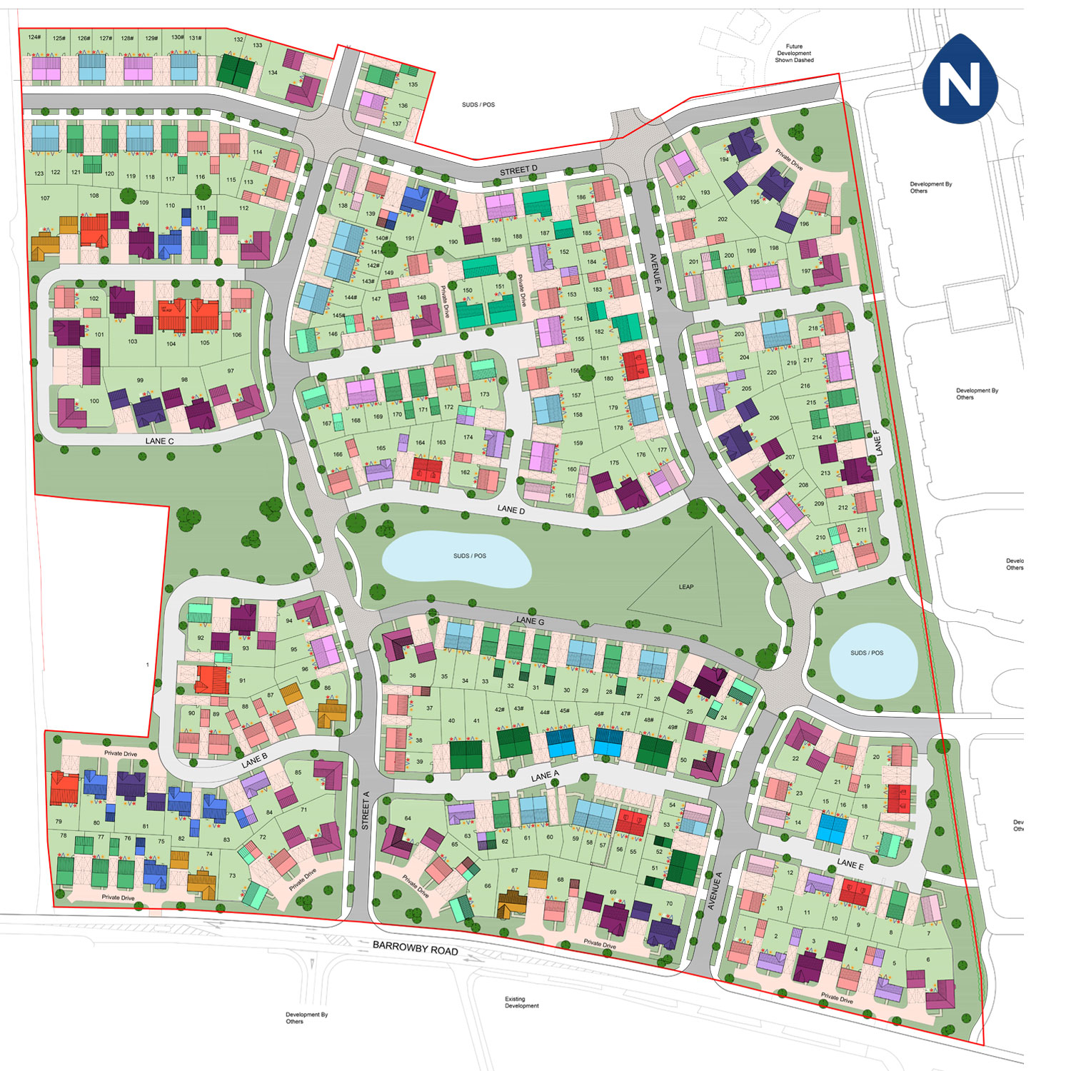 Barrowby Place Interactive Site Plan