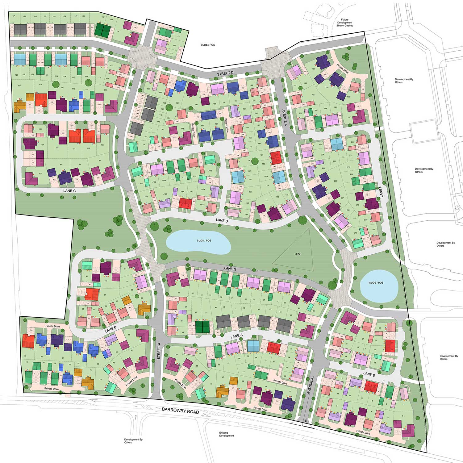 Barrowby Place Interactive Site Plan