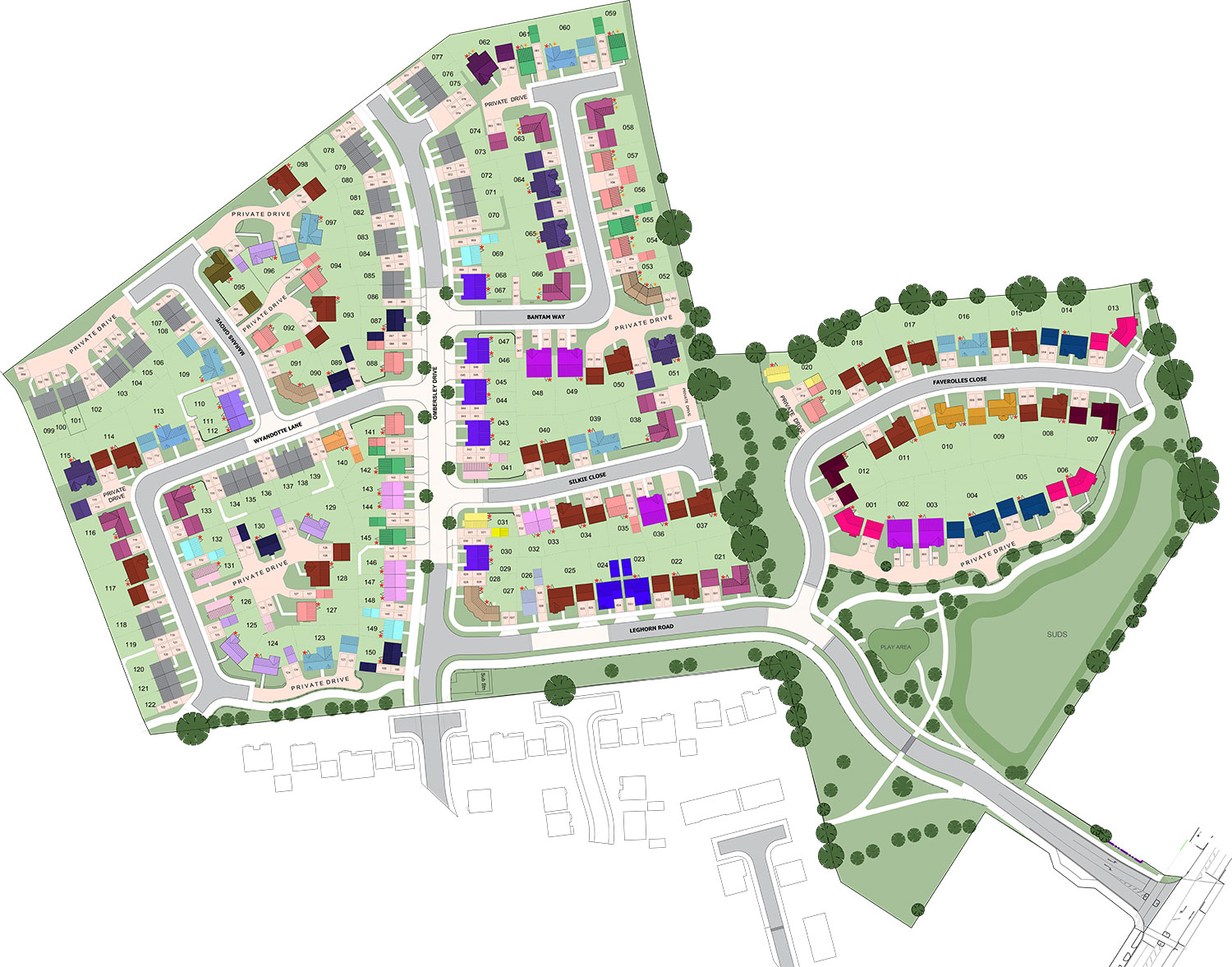 Lockley Gardens Interactive Site Plan