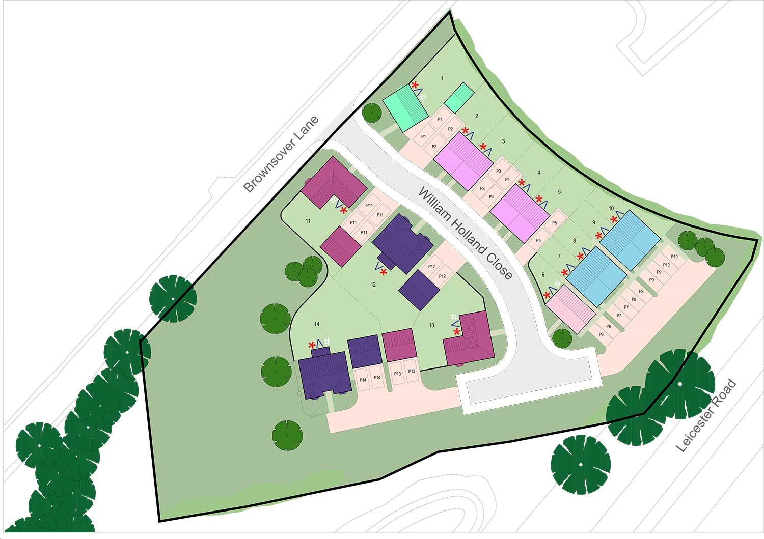 Whittle Gardens Interactive Site Plan