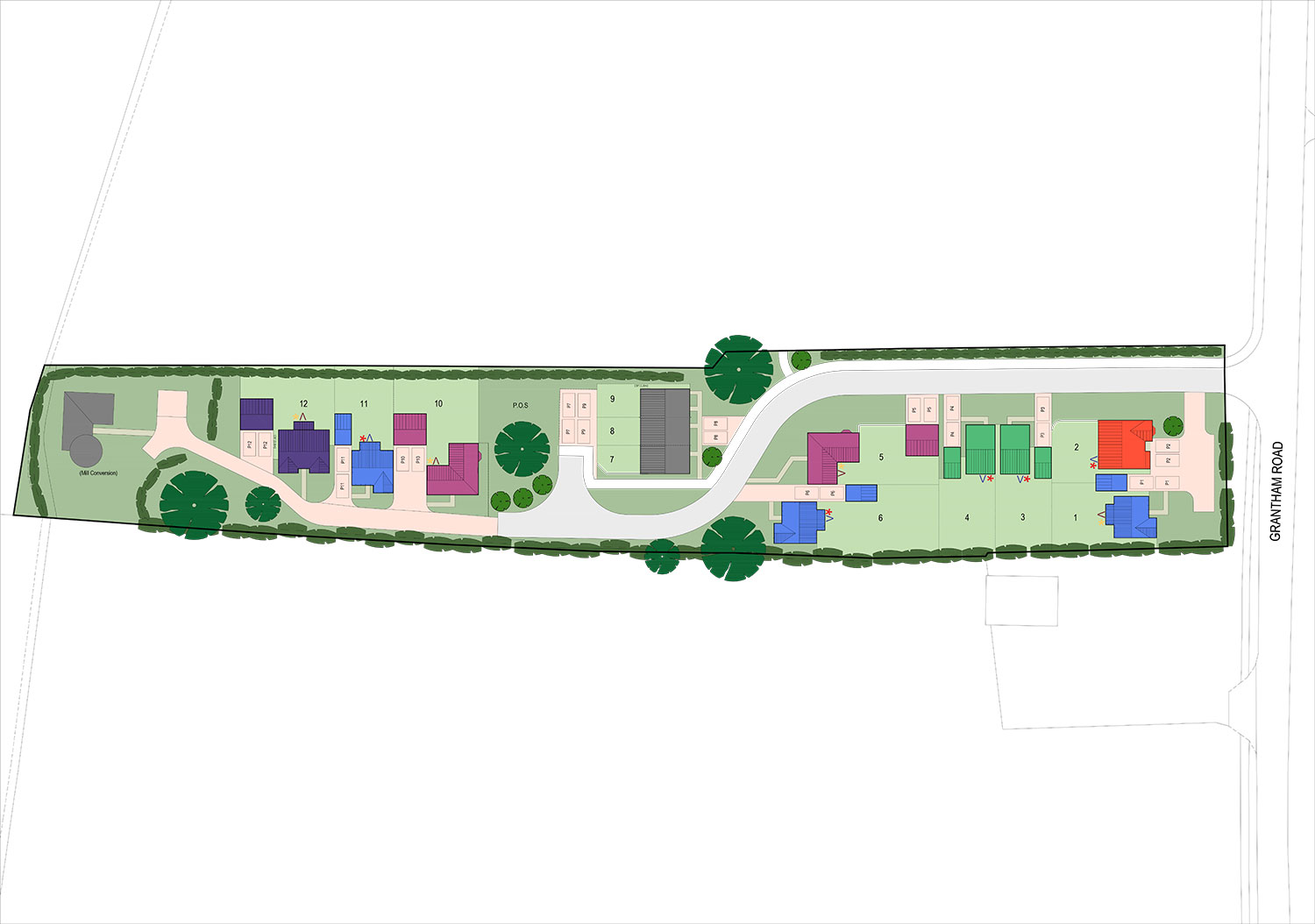 The Mill Field Interactive Site Plan