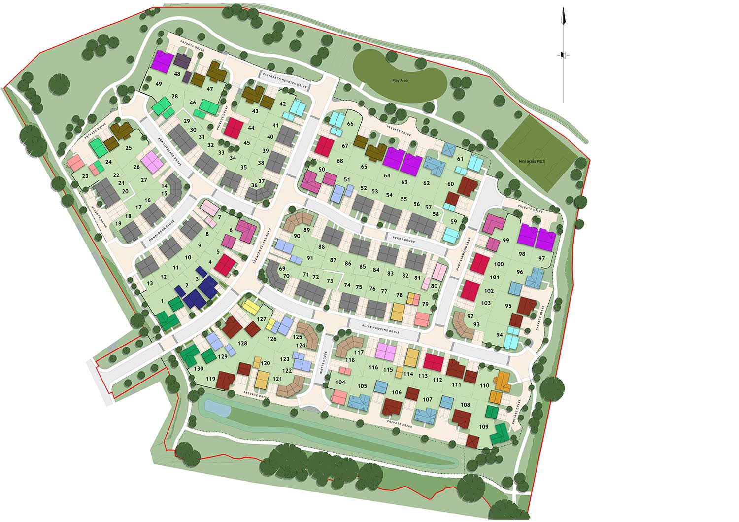 Pulford Place Interactive Site Plan