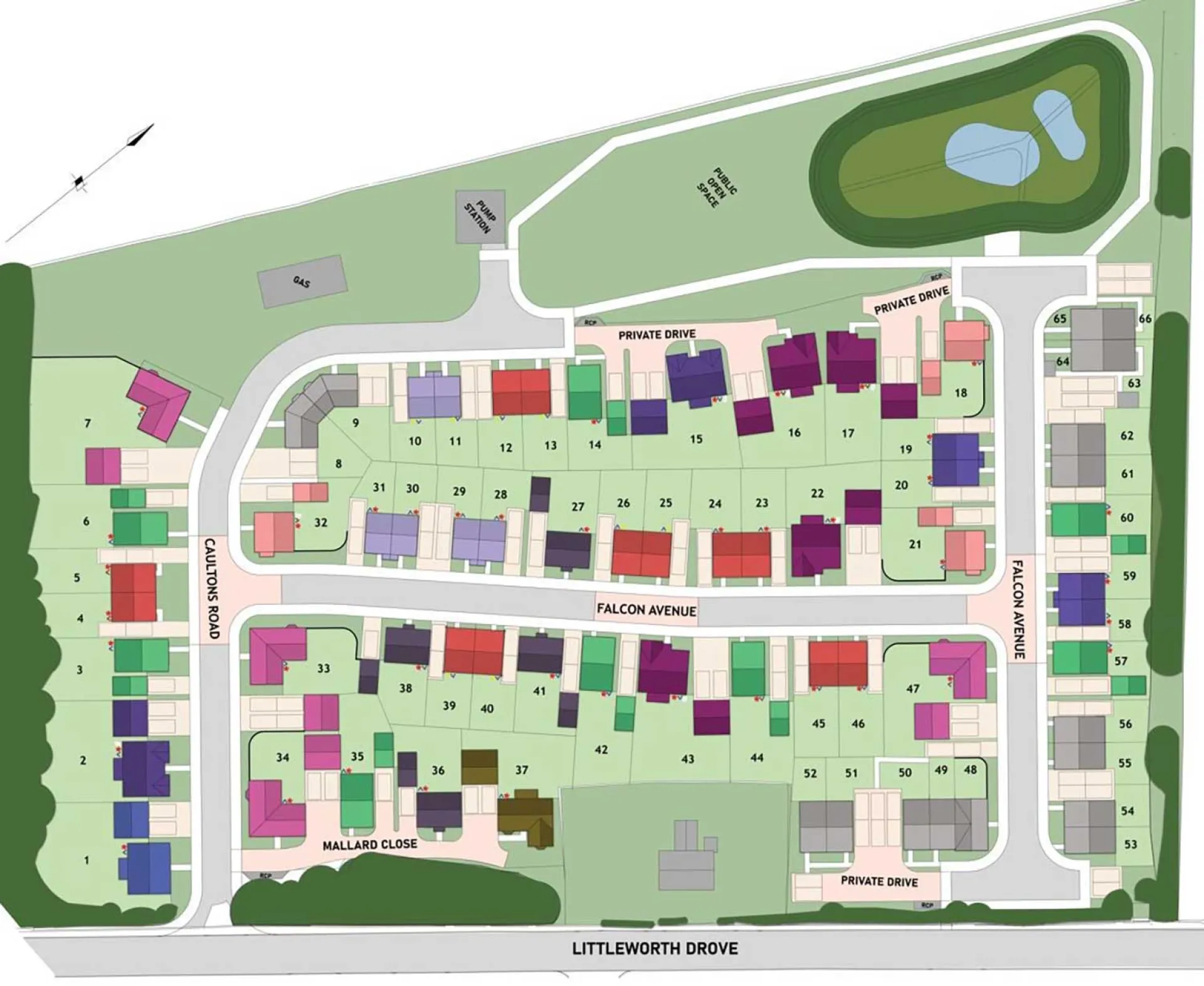 Littleworth Park site plan