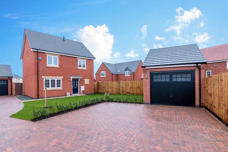 Lockley Gardens new build home development in Rugby Warwickshire
